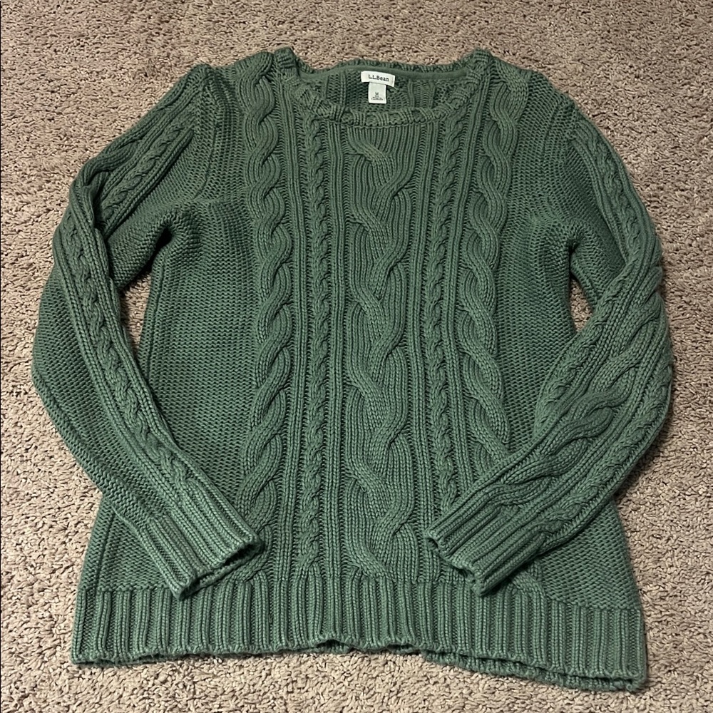 Women's Double L® Cable Sweater, Crewneck